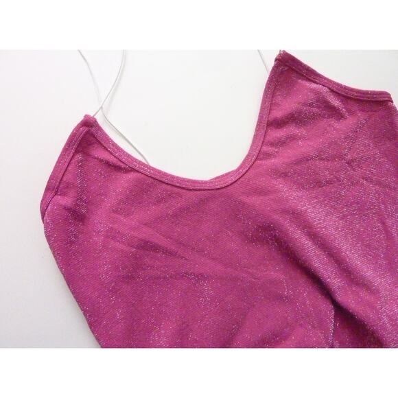 NWOT Free People Seamless Sparkle Skinny Strap Brami M/L Pink - Picture 2 of 4